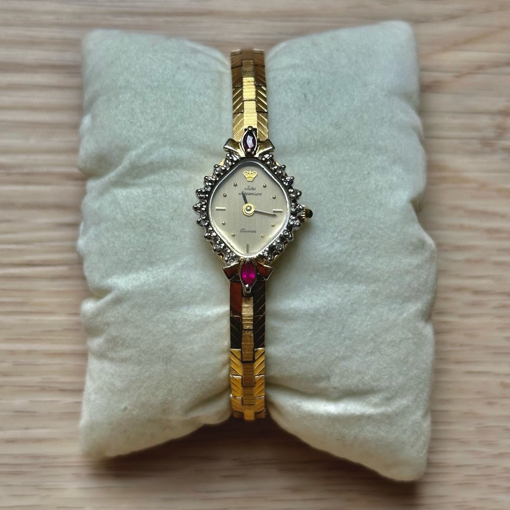 *Vintage* Jules Jurgensen Ruby and Diamond Watch